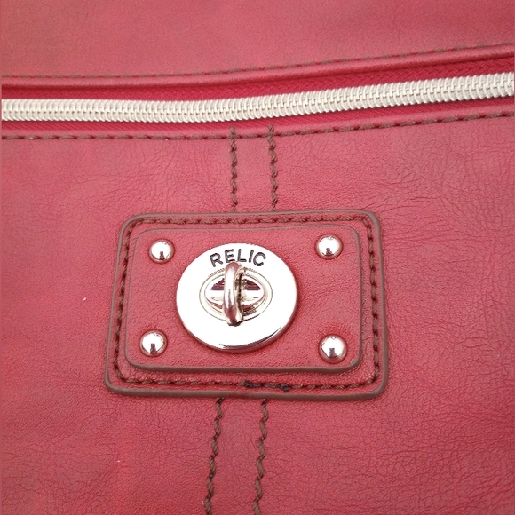 Reddish-Brown Relic Purse Handbag Vegan Leather - Picture 2 of 7